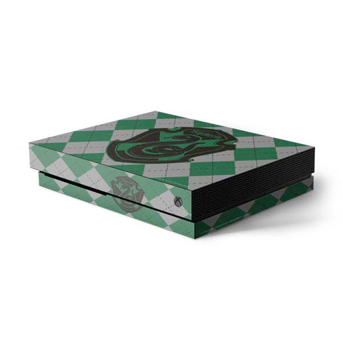 Wizarding World Harry Potter Slytherin Crest Xbox One X Console Skin